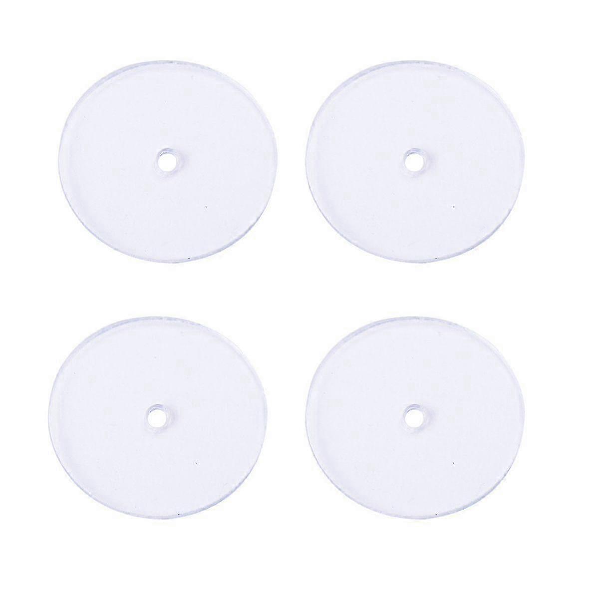 200pcs Clear Earring Safety Backs Earring Back Stopper Earring Pad