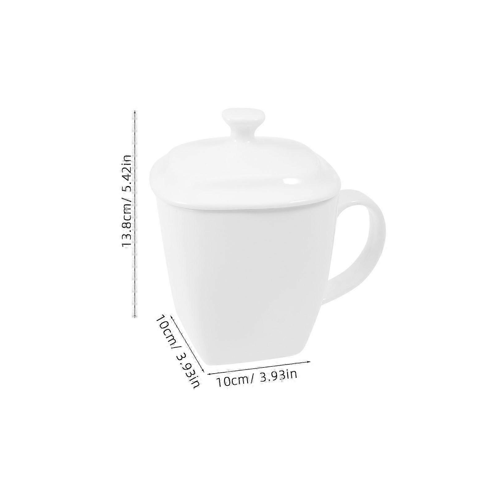 Ceramic Bone China Mug White for Drinking Use Coffee Tea Cup