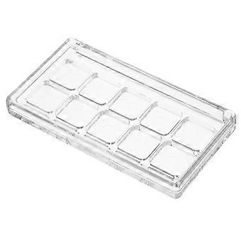 Transparent Eyeshadow Palette Refillable Lipstick Container Diy Makeup Box For Blush Watercolor Paint And Cosmetic Storage For Travel Use