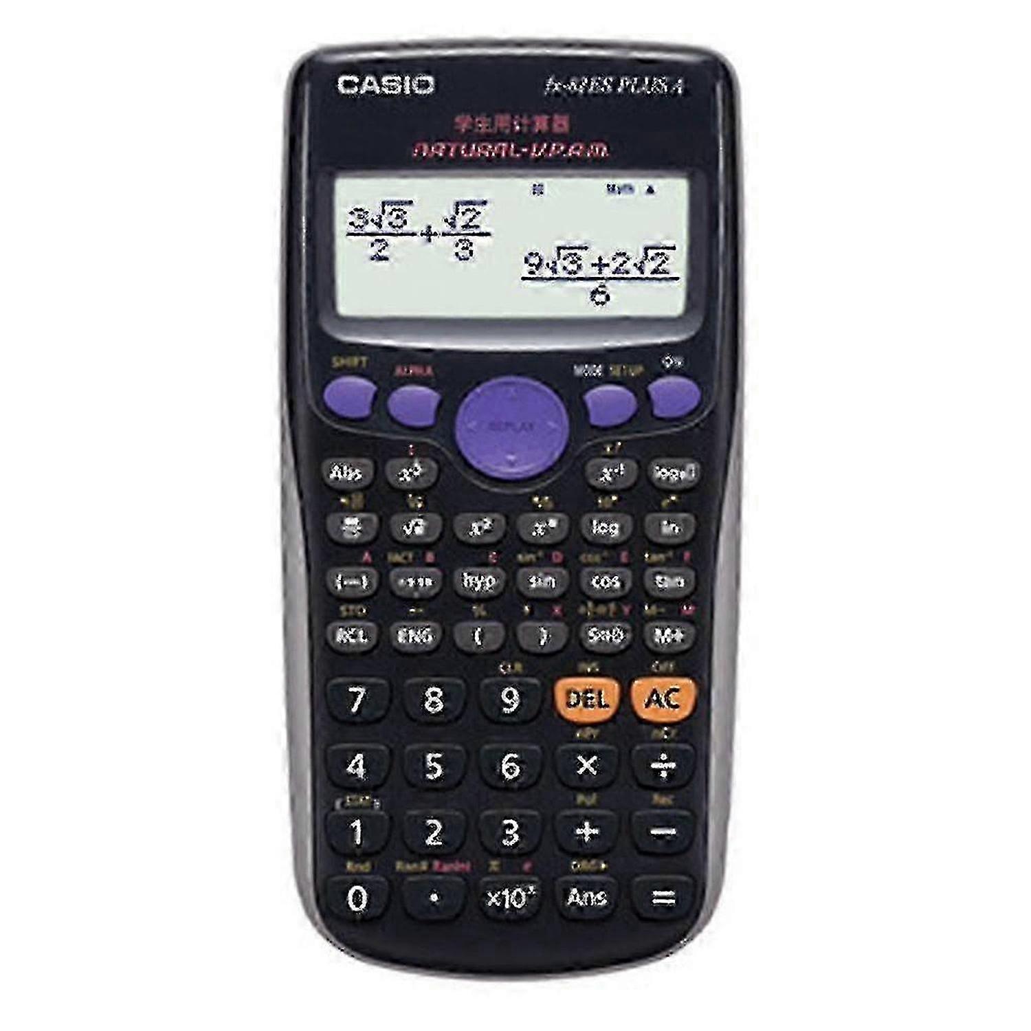 Calculadora científica Fx-82es Plus, Negro