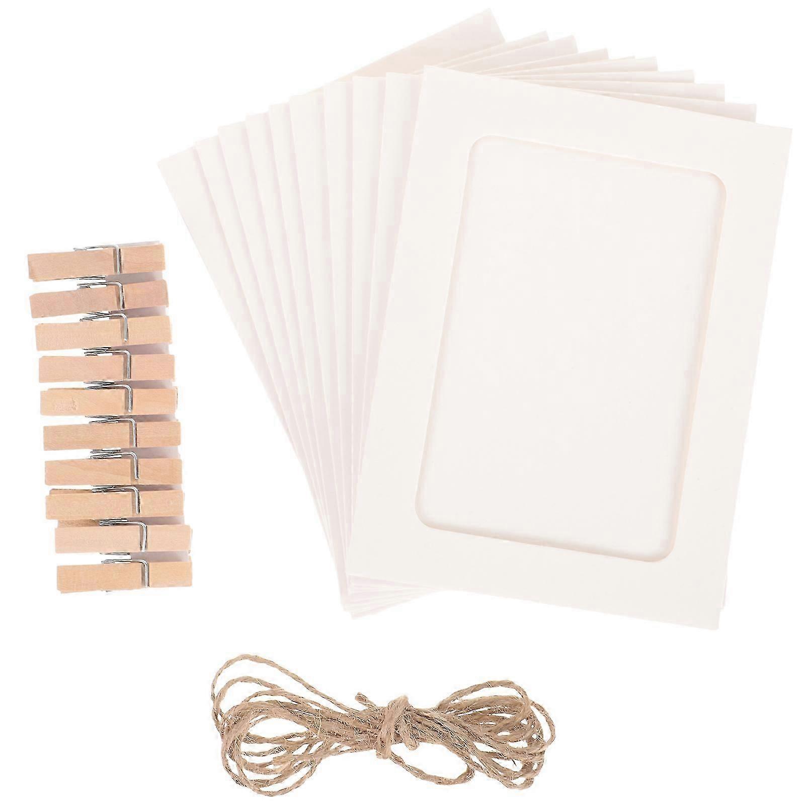 20pcs Paper Picture Frames Wall Collage Photo Frames Picture Display Frames