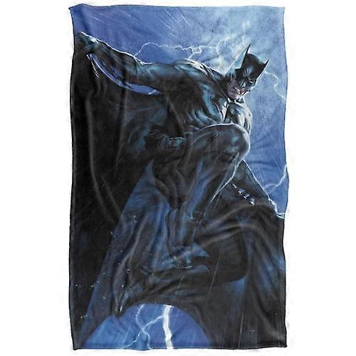 Batman Leaping Down Blanket