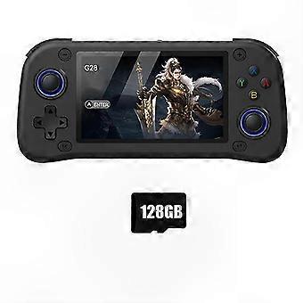 Play PSP, PS1 & N64 Games with G28 Retro Handheld Video Game Console, 128G, 20000+Game, 4.3-Inch Screen, Linux Simulator Platform