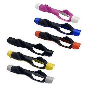 6Pcs Golfs Training Aids Postures Corrections Training Golfs Club Hand Grip Postures Corrector Collapsible Swing Trainer Multicolor