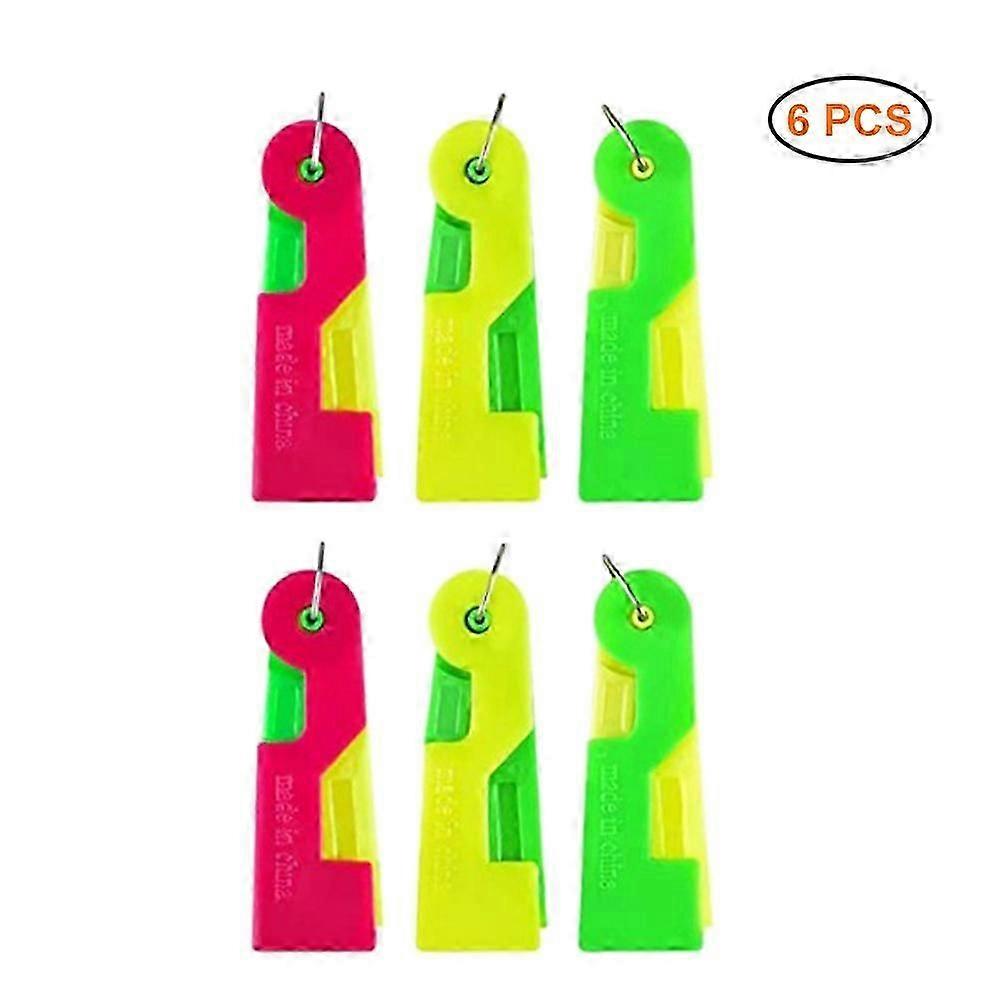 Automatic Needle Threaders 6pcs Plastic Threading Device for Sewing Use
