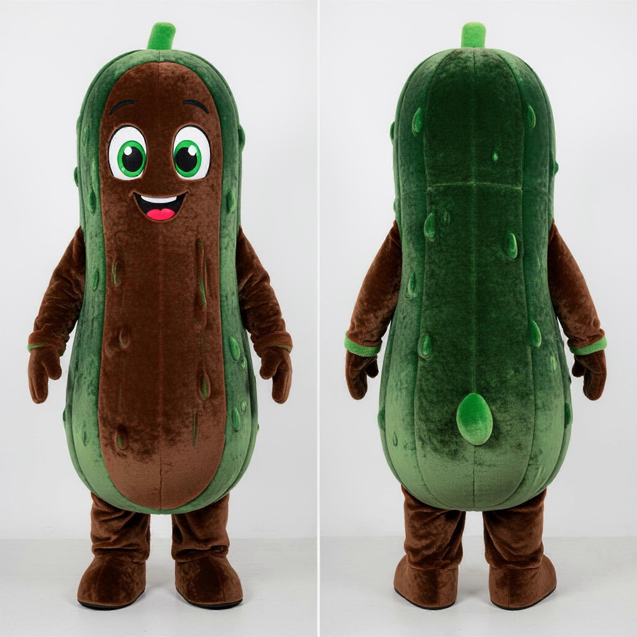 MASTICOT Velvety Green Plump Cucumber Mascot