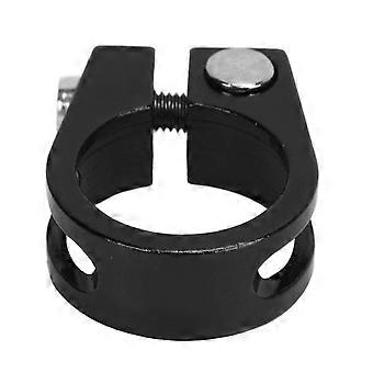 2Pcs Bicycle Seat Post Clamp Lightweight Stylish Rustproof Bicycle Quick Release Seatpost Collar for Bike Black 26-27
