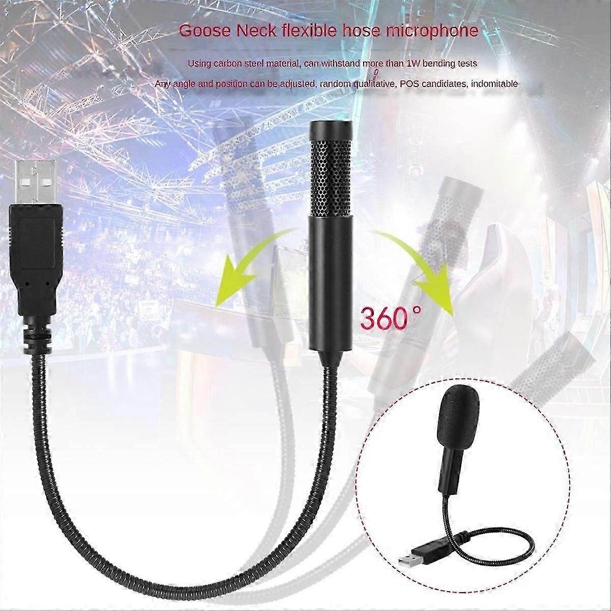 Mini USB Condenser Microphone, for Singing, Webcast, Online Teaching
