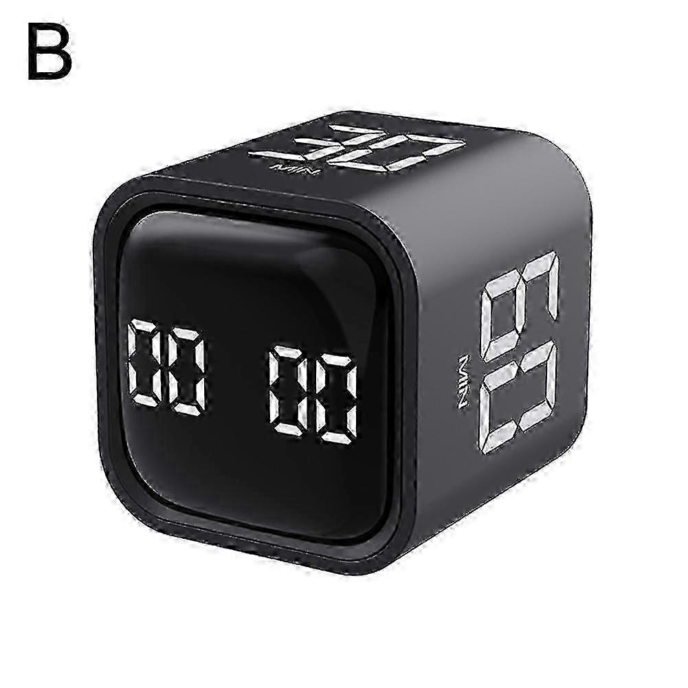 Smart Digital Cube Kitchen Timer with Gravity Sensor and LED Display for Cooking