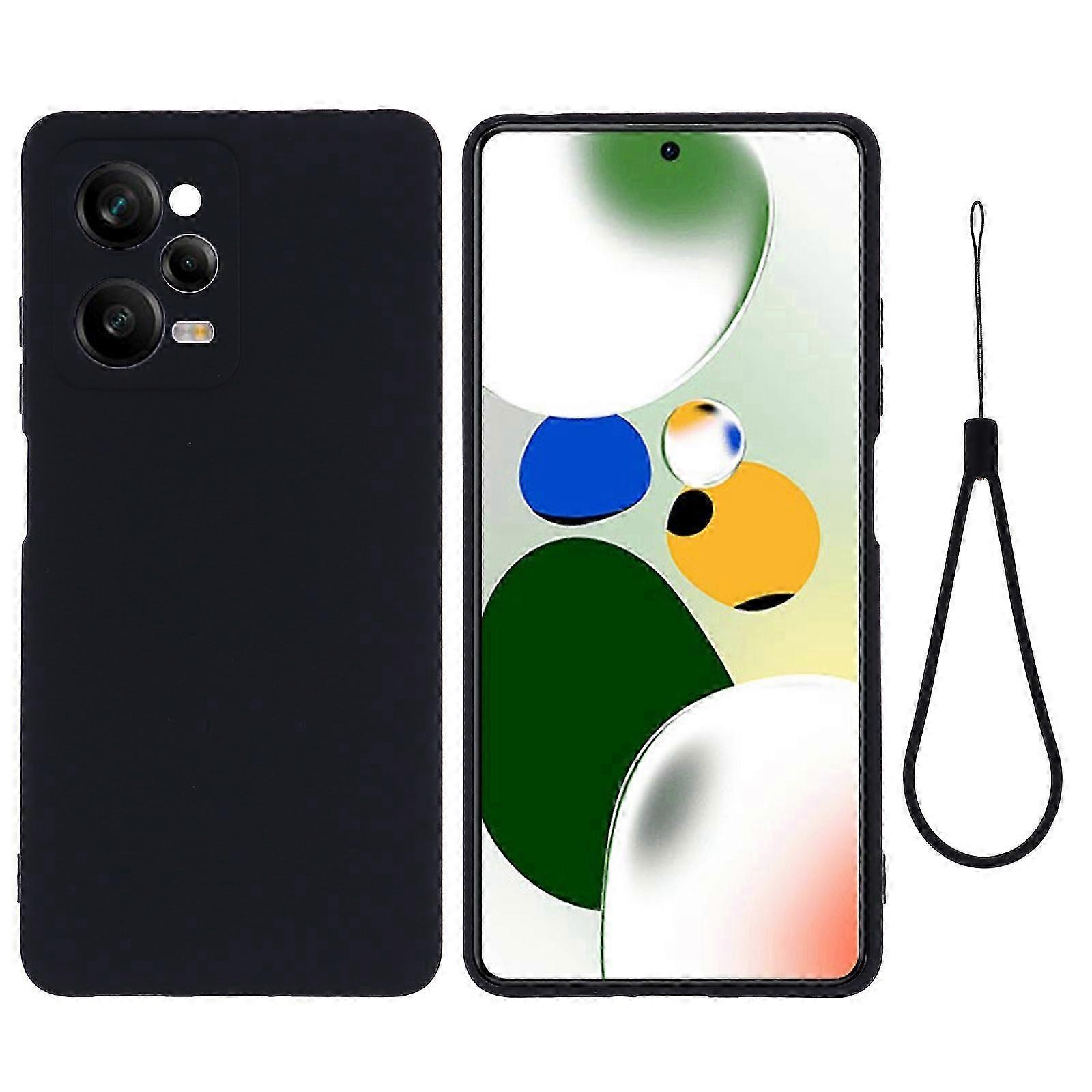 Liquid Silicone Shockproof Phone Case Compatible with Global Version 5G Smartphone, Full Coverage