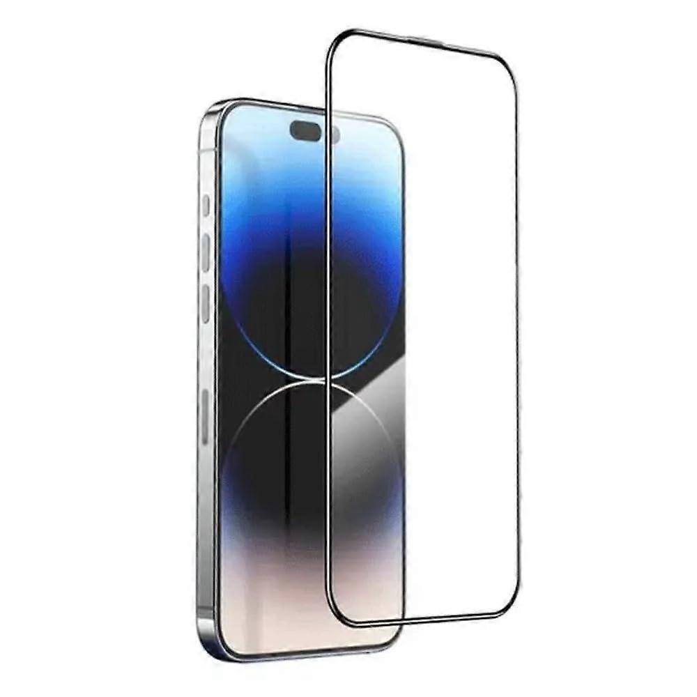 3D Privacy Screen Protector for iPhone 15 Pro, Full Coverage Black Edge, AntiScratch and AntiFingerprint