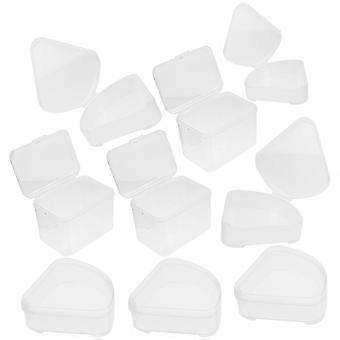 Makeup Sponge Box Transparent for Powder Puff Storage 9Pcs Portable