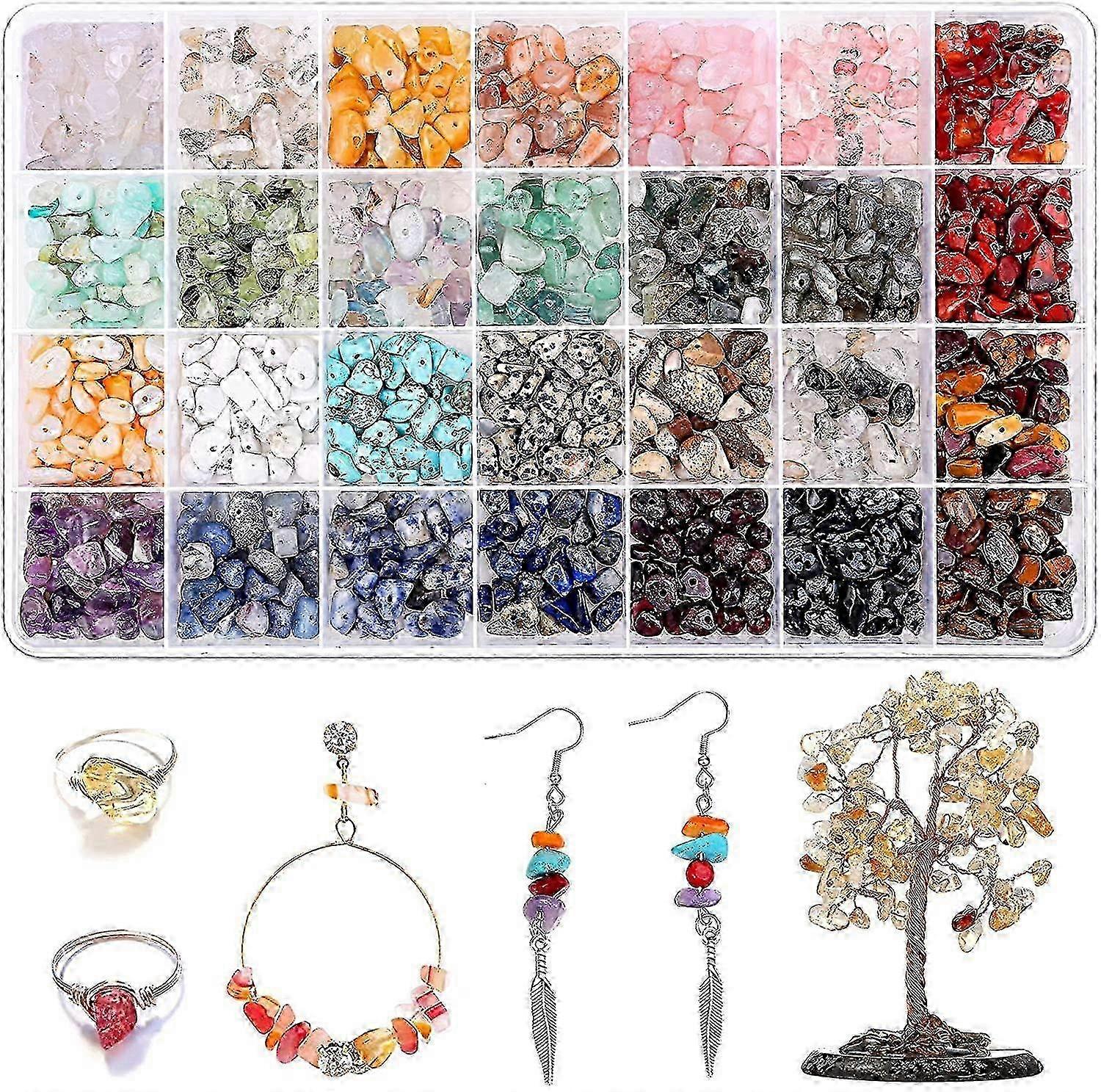 1400 Pc Natural Crystal Chip Kit