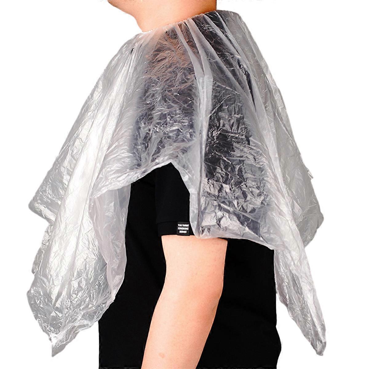 Disposable Transparent Waterproof Barber Cape