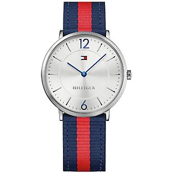 Tommy Hilfiger Ultra Slim kvarts analog man klocka med nylon armband 1791328