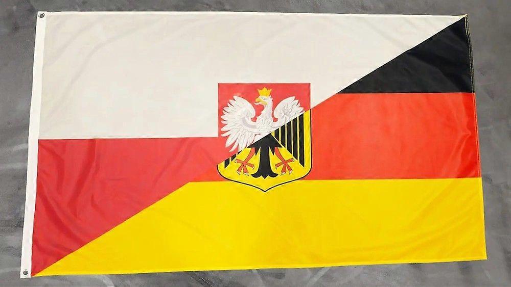 Flag Poland Germany Friendship