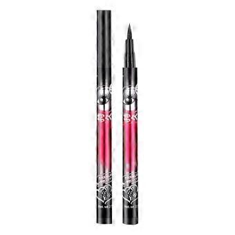 Waterproof Liquid Eyeliner Pen Black 3ml Ultra Fine Tip Smudge Proof Long Lasting Sweatproof Formula