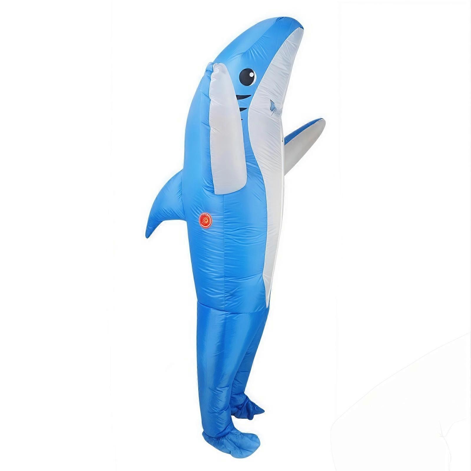 Humorous Inflatable Shark Costume | Lightweight material Construction, Shark