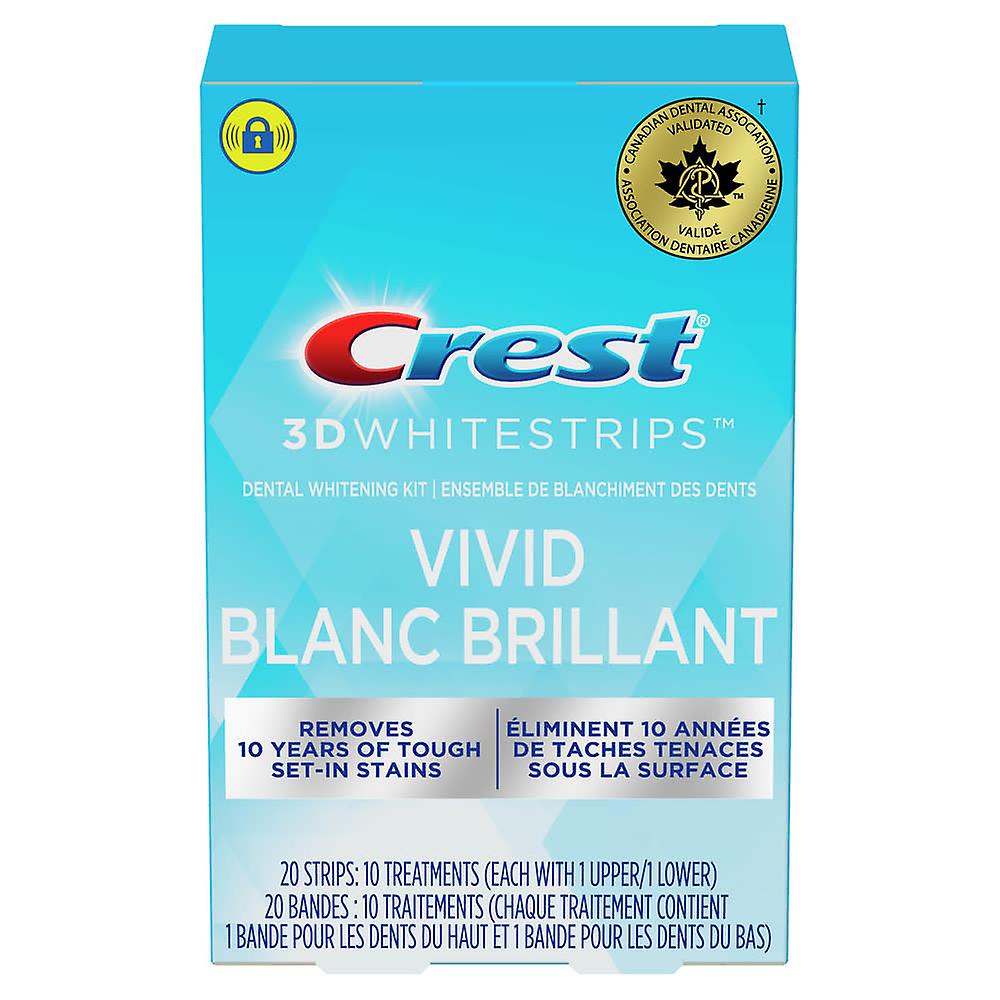 Crest 3D White Whitestrips Vivid 10 treatments