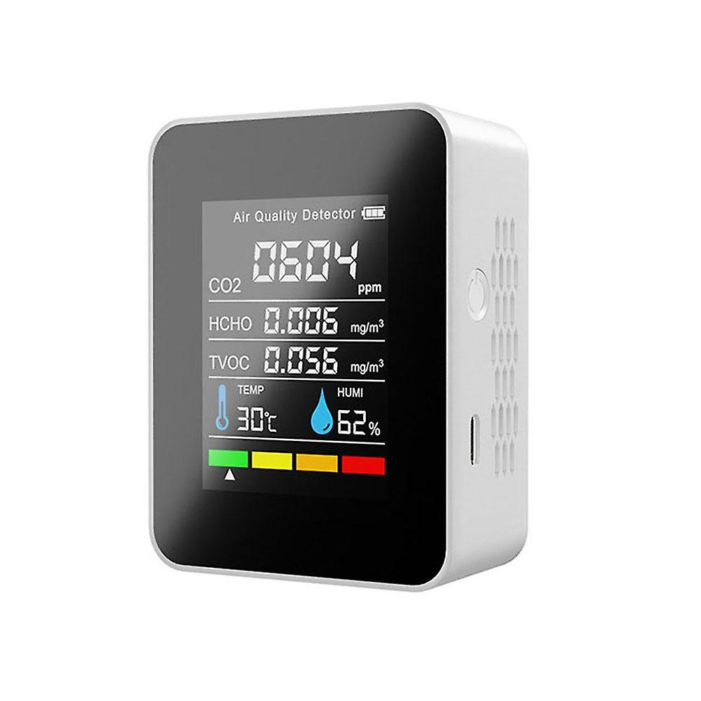 Household Air Quality Detector Multifunctional CO2 Tester with Carbon Dioxide TVOC HCHO Value