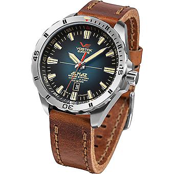Almaz Man Watch Analog Automatic with Cowhide Bracelet NH35A-320A678