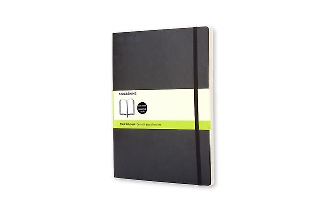 Moleskine Soft Extra Large Plain Notebook Black by Moleskine Paperback Book