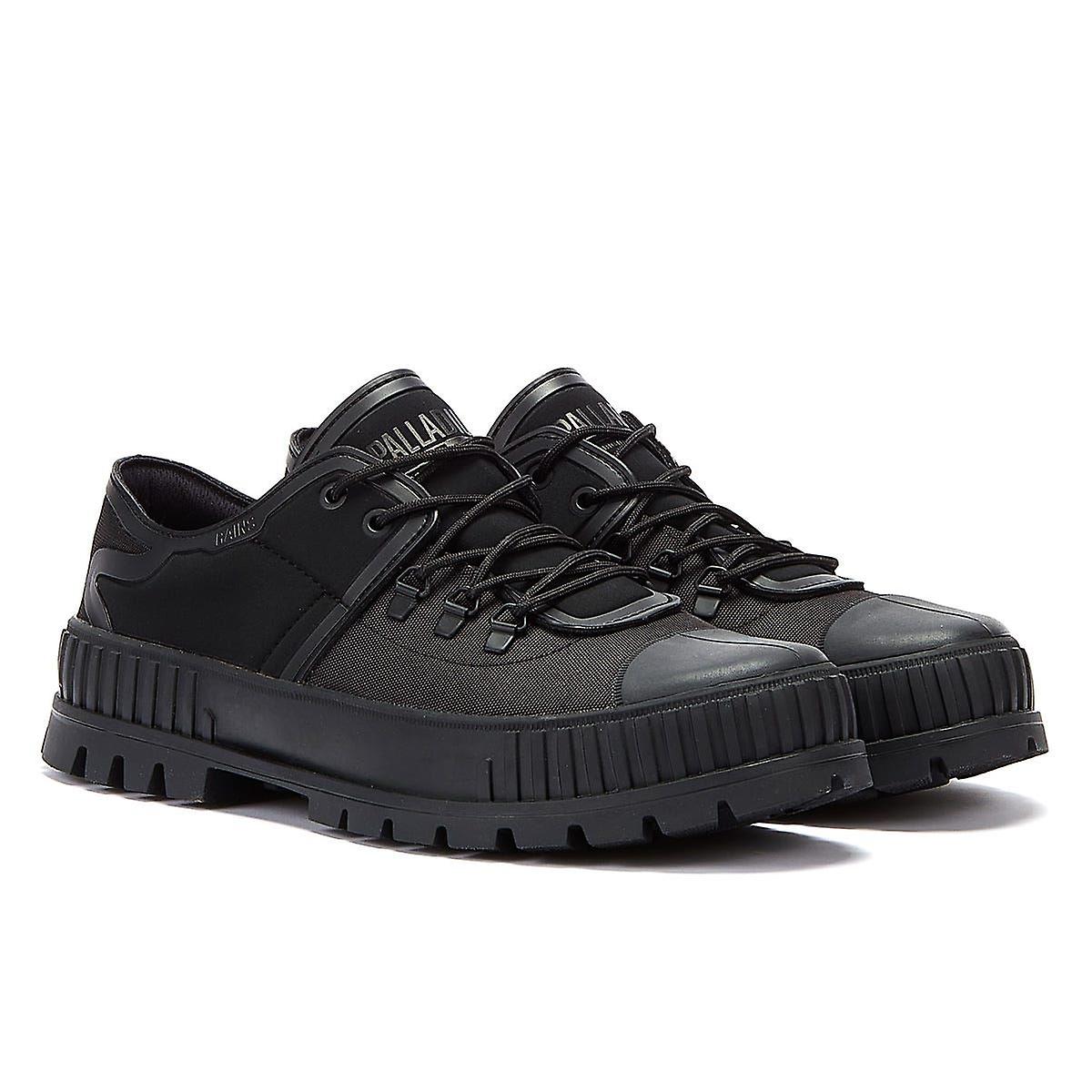 Palladium x Rains Pallashock Black Shoes