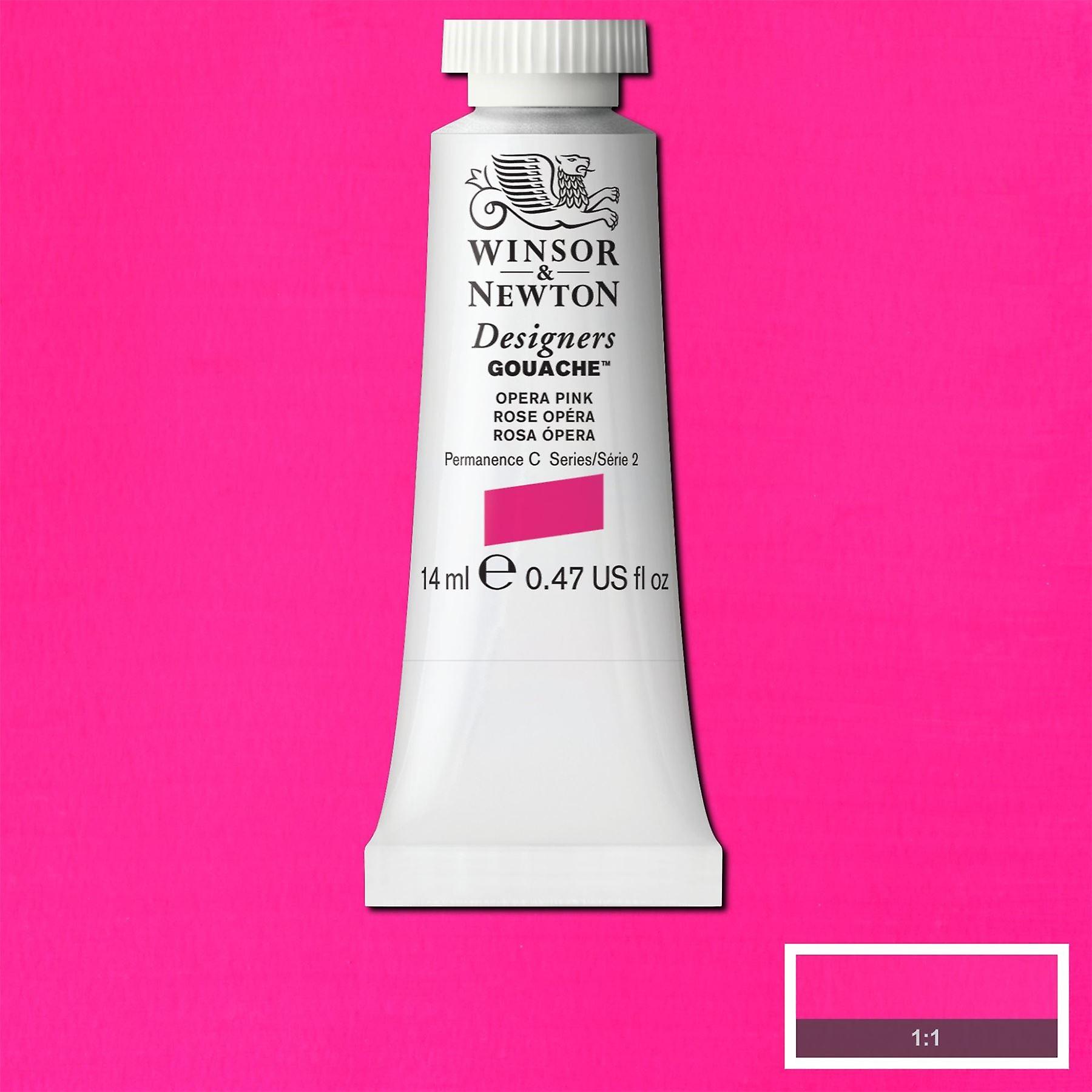 Winsor and Newton Designers Gouache Tube - Opera Pink - 14ml