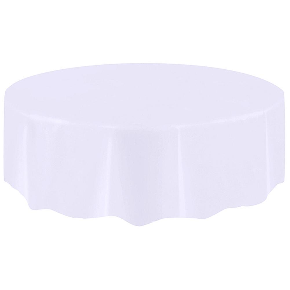 Plastic Waterproof Large Wedding Party Disposable Circular Table Cloth Cover