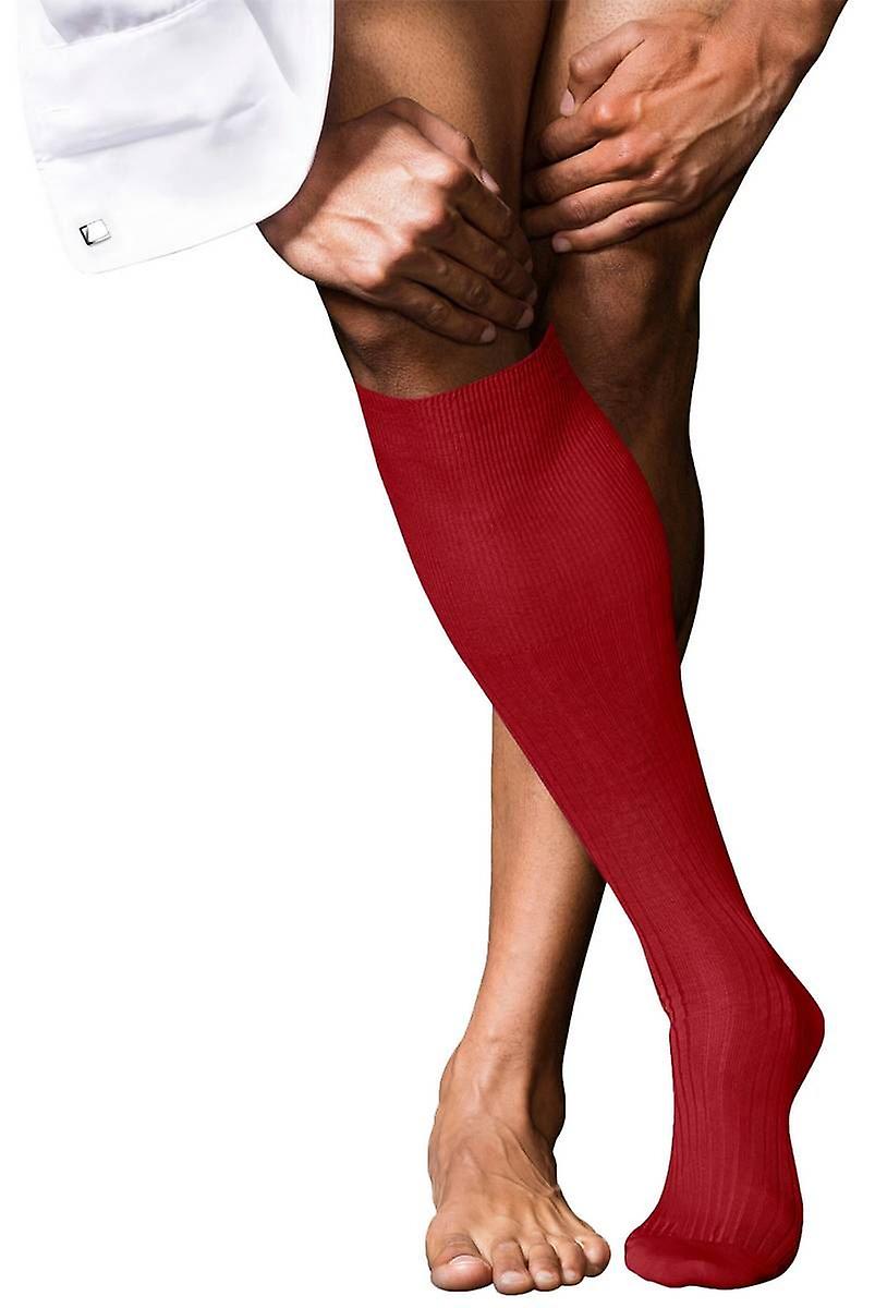 Falke No 10 Pure Fil d´Écosse Knee High Socks - Cardinal Red