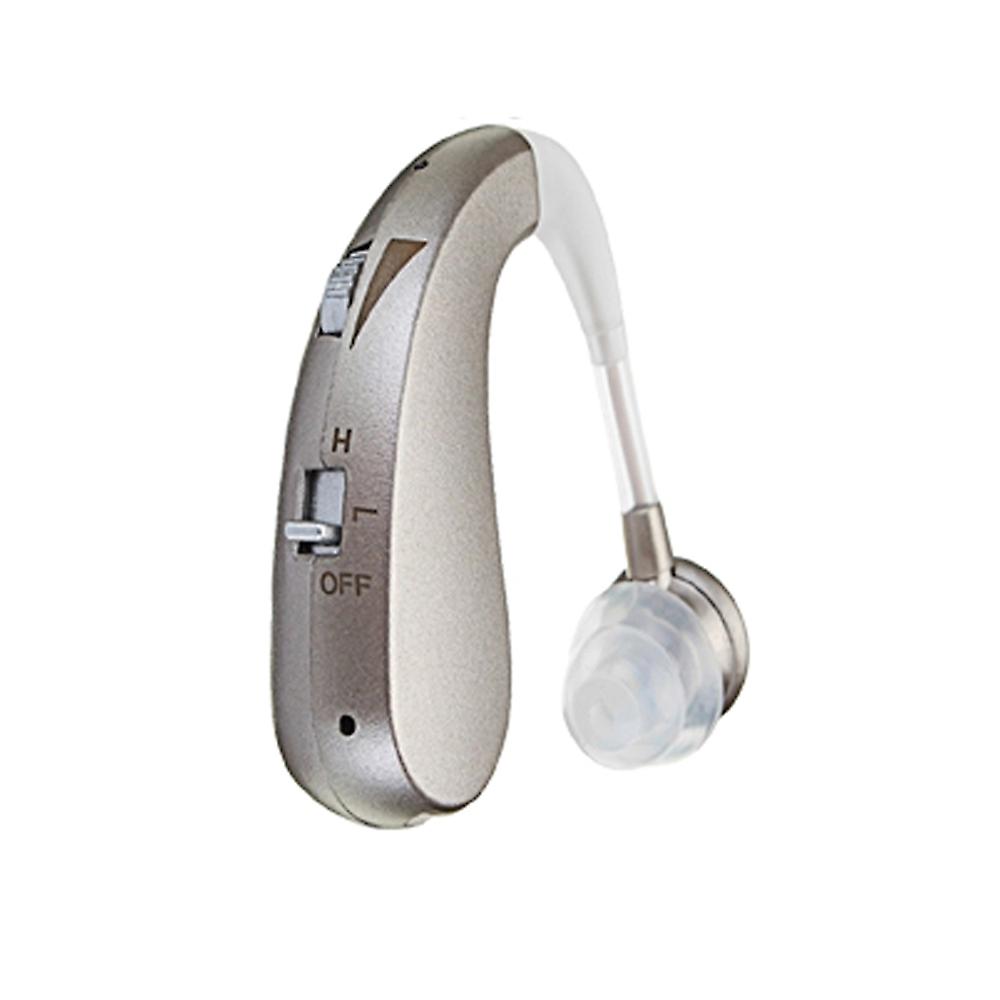 Mini Rechargeable Hearing Device Ear Back Type Digital Ear Amplifier with Rechargeable Carrying Bag