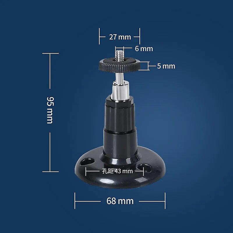 Wall Mount Bracket Installation Metal Holder Secure Rotary Cctv Camera Stand For Security Surveillance Camera