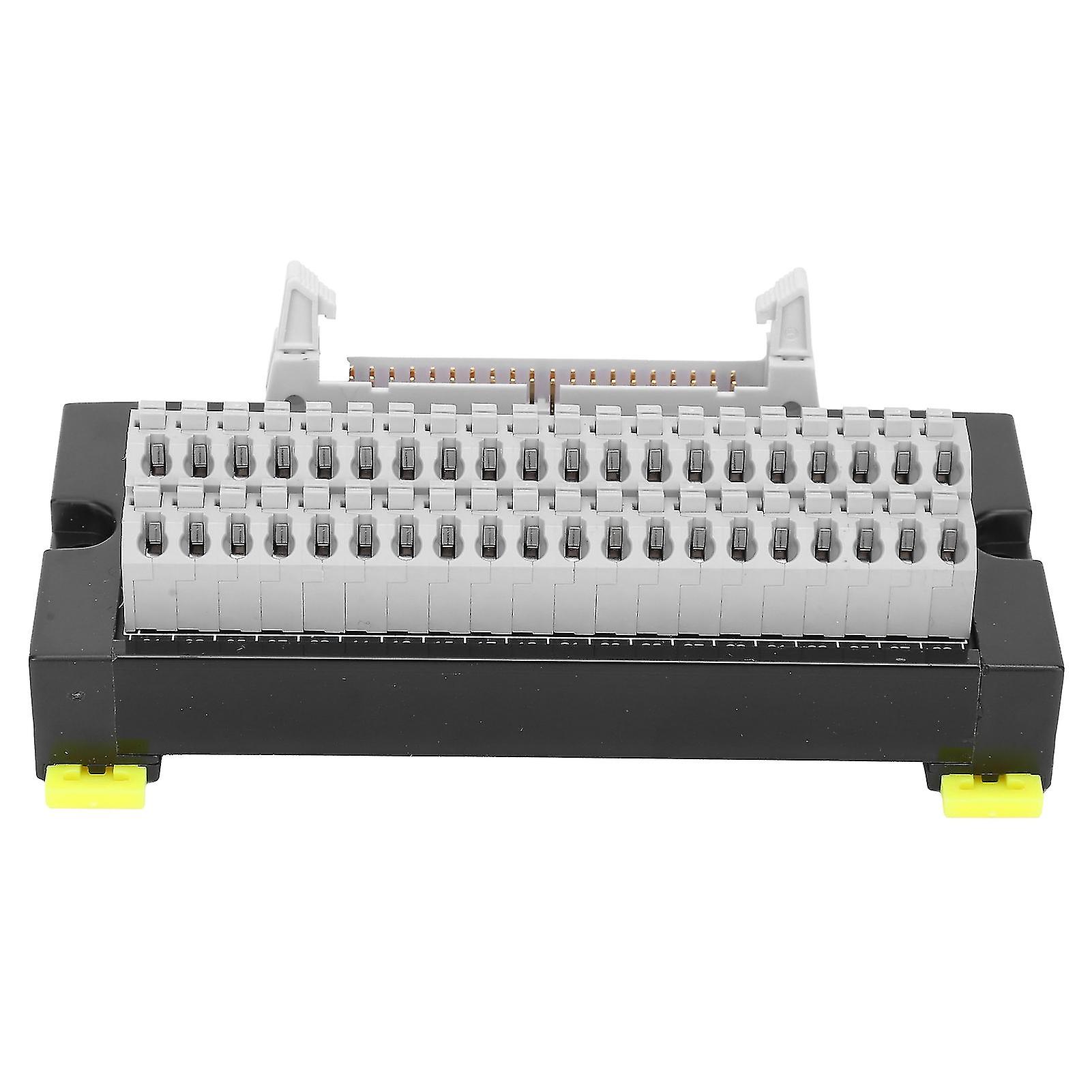 40 Pin Terminal Block Breakout Adapter DIN Rail Mounting Connector for Switch Control IDC40PDK Industrial Automation