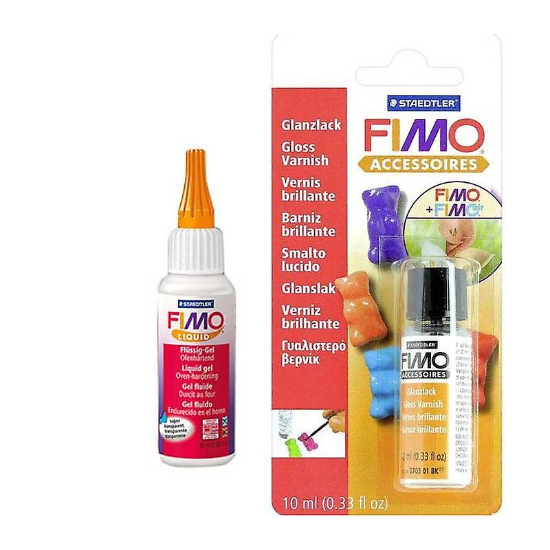 Polymer paste Soft Liquid 50 ml + Gloss Varnish 10 ml - Staedtler