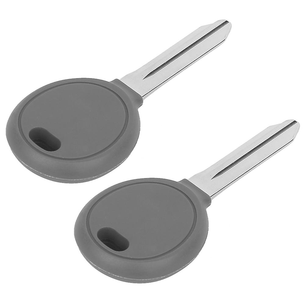 2Pcs Transponder Ignition Car Key with 46 Ceramic Chip Fit for Chrysler