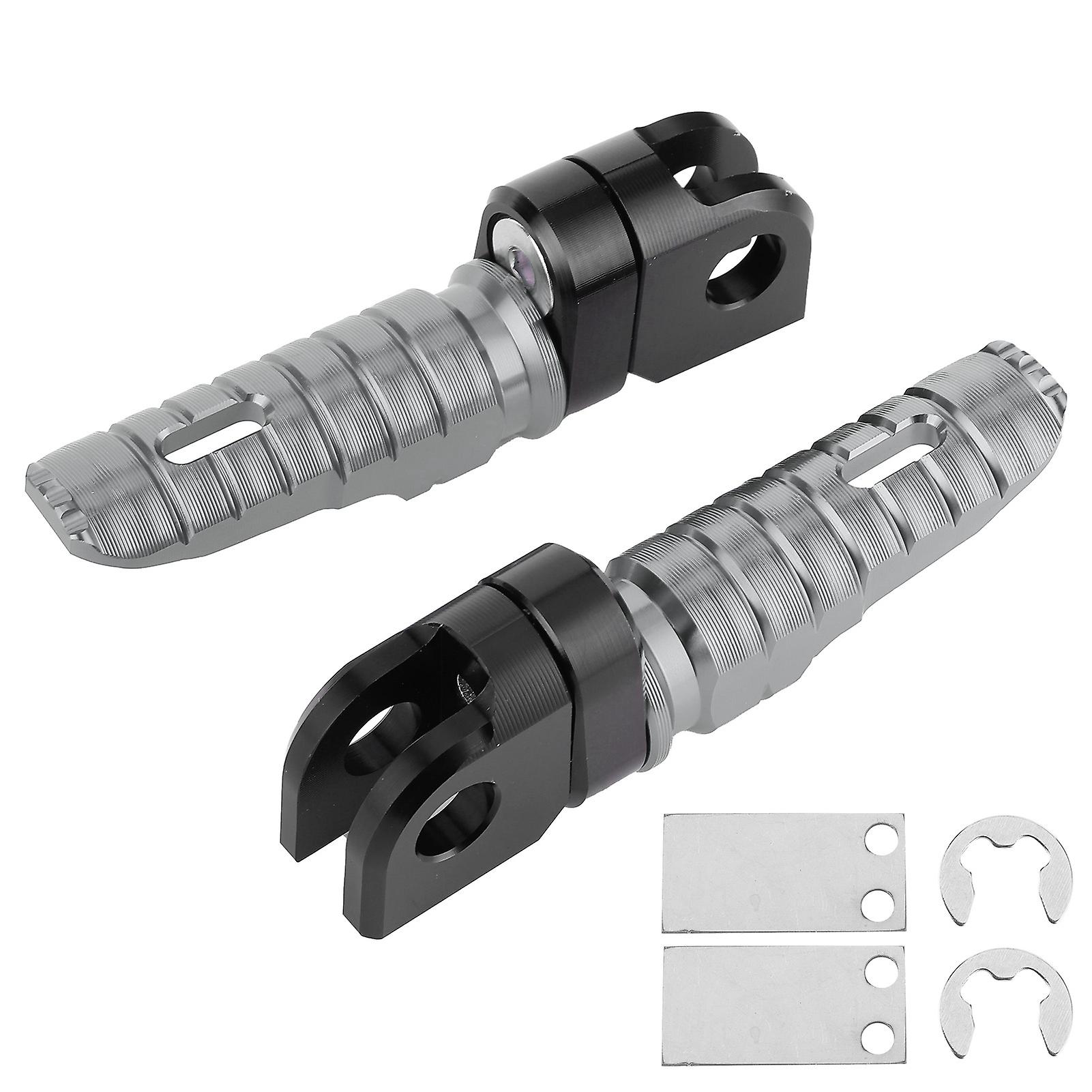 Paire de repose-pieds avant en alliage d'aluminium pour Kawasaki Ninja Z125 PRO Z250/SL Z400 Z900, titane