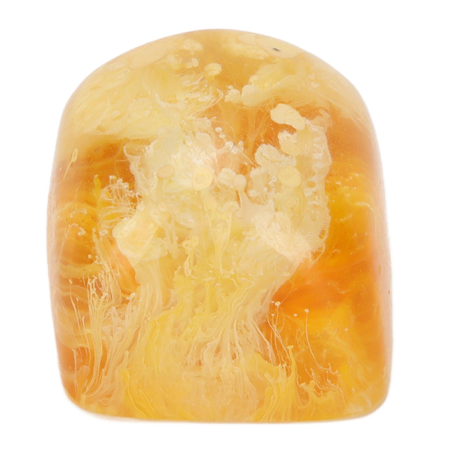 Hand Carved Yellow Resin Keycap for Cherry MX Switch Keyboard Vivid Color Gaming Keycap