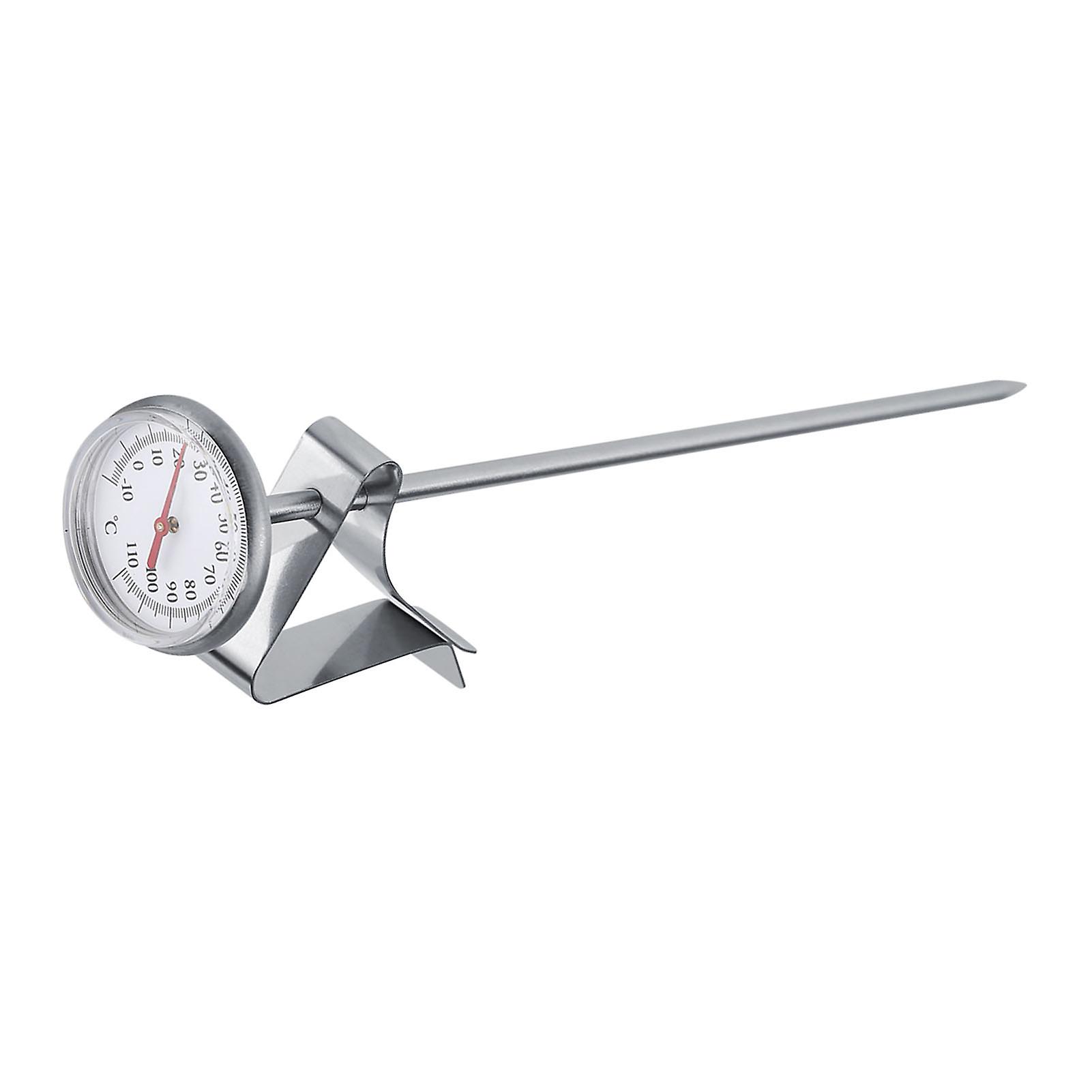 Thermomètre à lait en acier inoxydable -10~110℃ Accessoires pour mousse de café faciles à nettoyer
