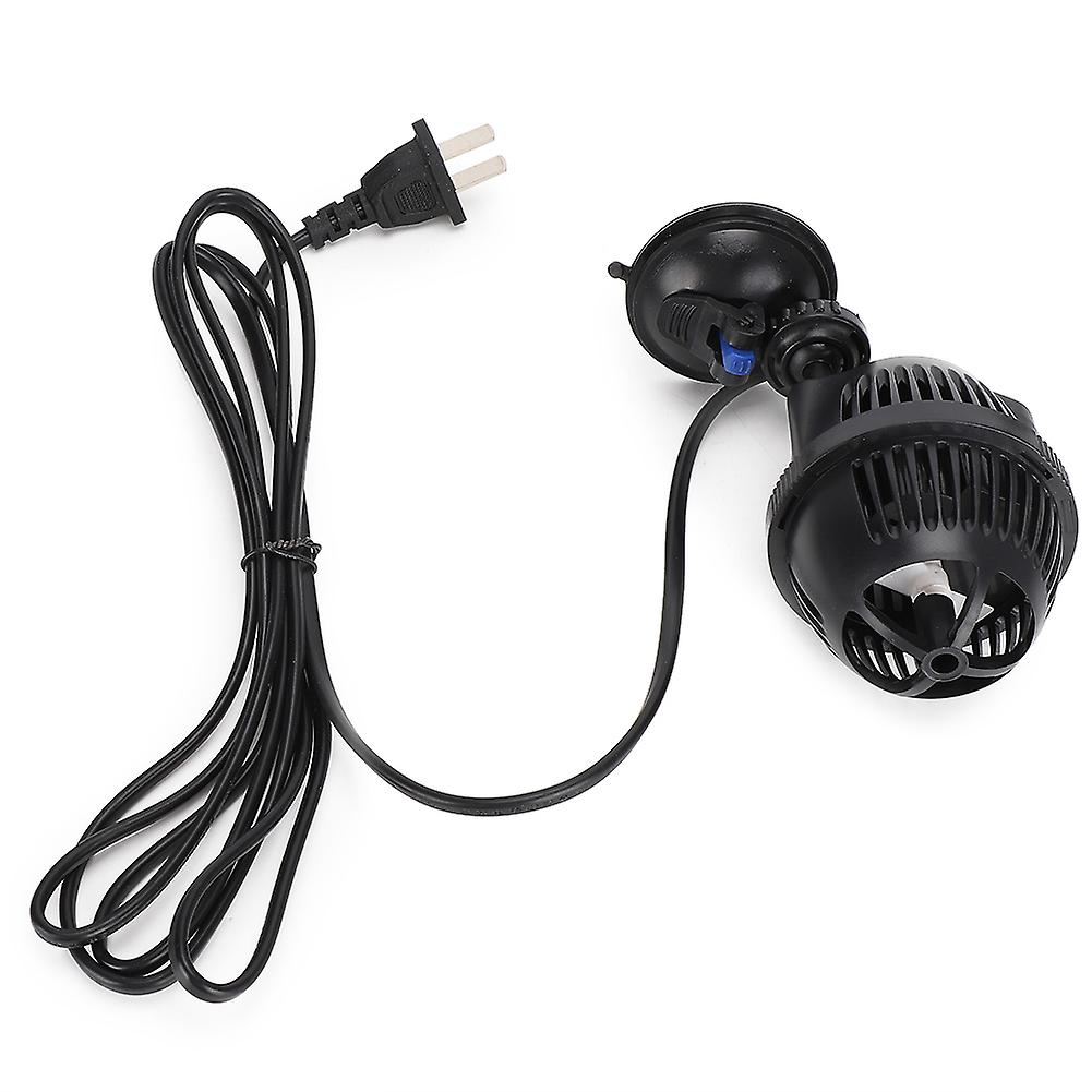 Plastic Aquarium Multi-Angle Rotation Adjustment Mute Wavemaker Flow Make Pump Fish Tanks Accessory with Suction Cup Base CN Plug 220-240V
