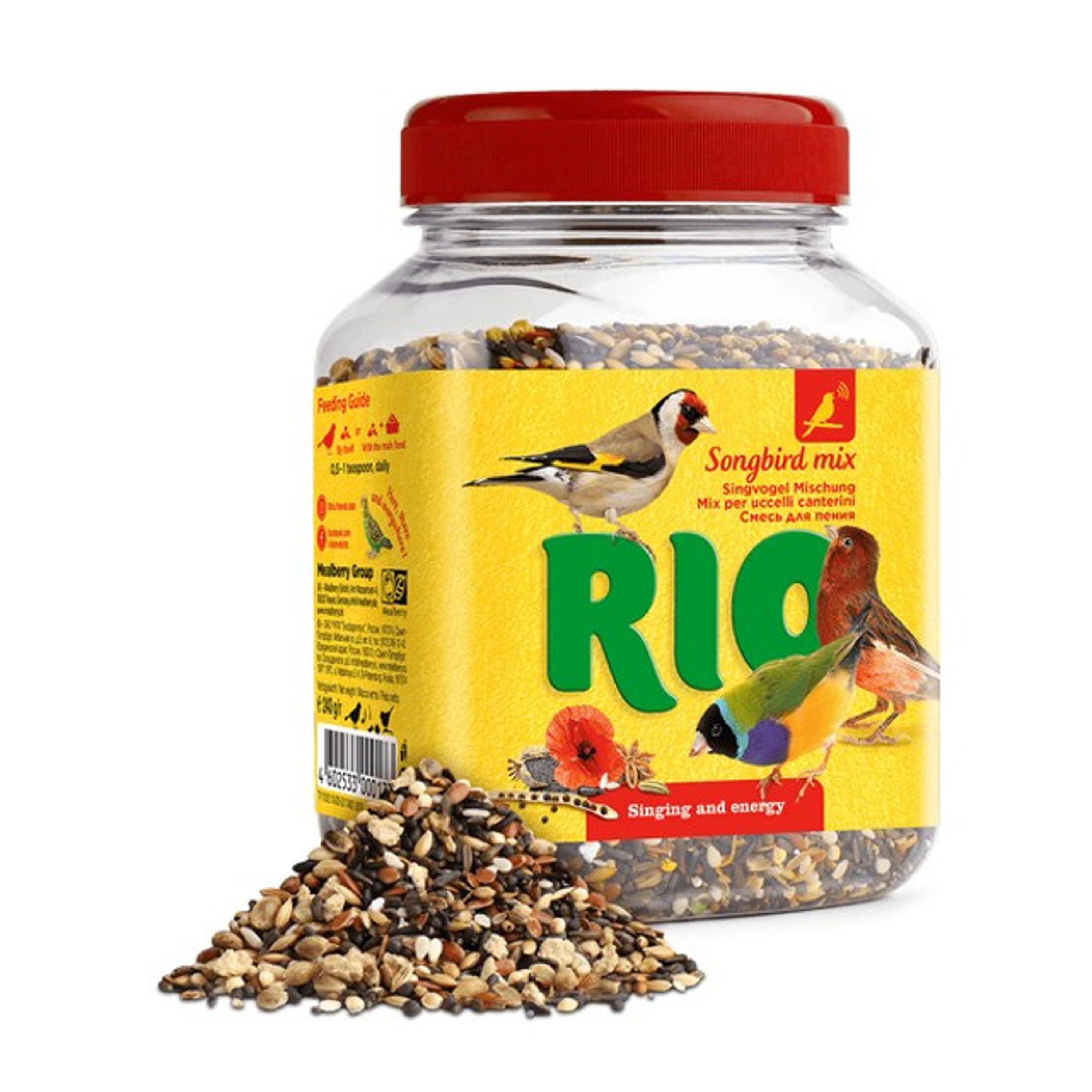Rio Songbird Mix 适合所有鸟类的天然零食 2 x 240g