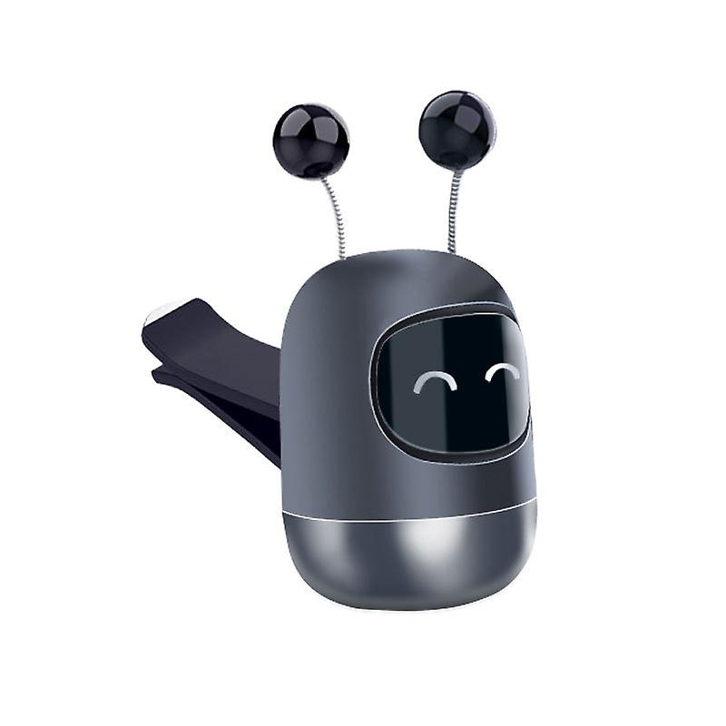 Long-Lasting Clip-on Fragrance Diffuser + Solid Car Perfume, Aromatherapy Robot, Automatic Air Outlet