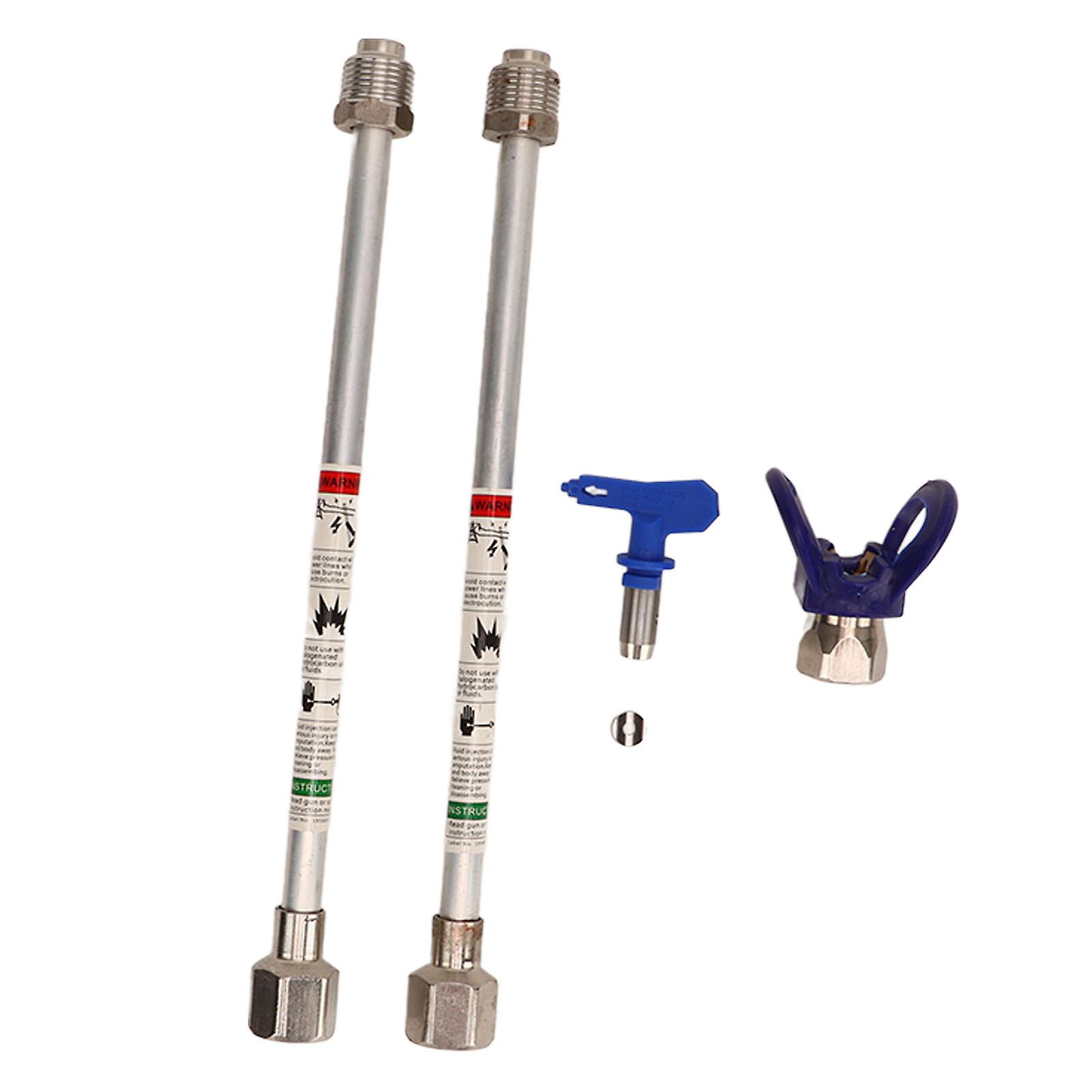Lot de 2 rallonges de pulvérisation G7/8 14 en acier inoxydable pour embout de pulvérisation, remplacement pour la maison, argent