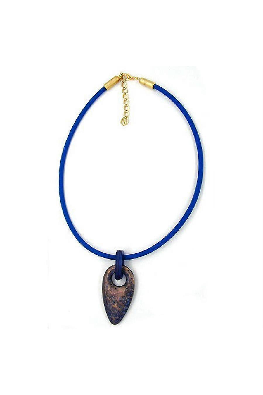 Necklace Chic Pendant Blue - Gl06467