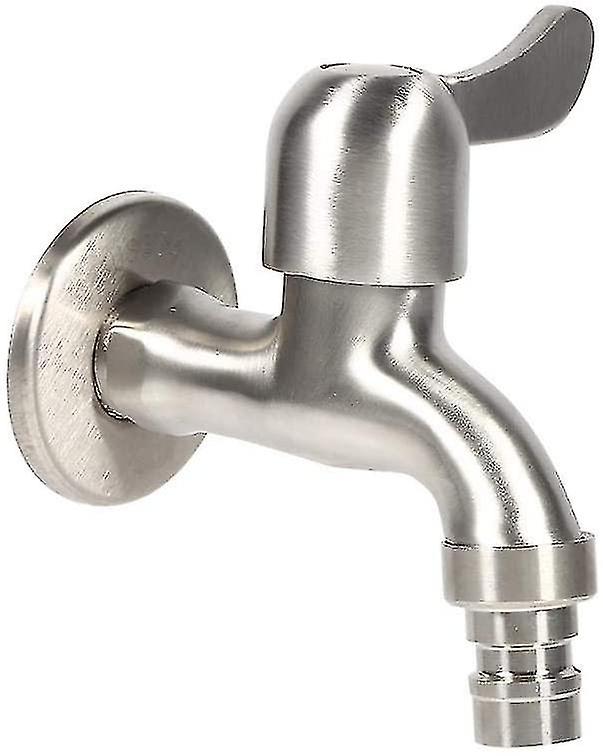 Robinet de jardin 304 En acier inoxydable Robinet d'eau mural extérieur Robuste Durable En cours d'utilisation (g 1/2 '')