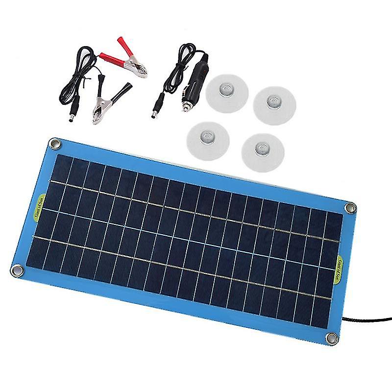 Solar Panel 30w 12v Usb Output Solar Cells Poly Solar Panel Controller For Car Yacht Battery Boat Charger