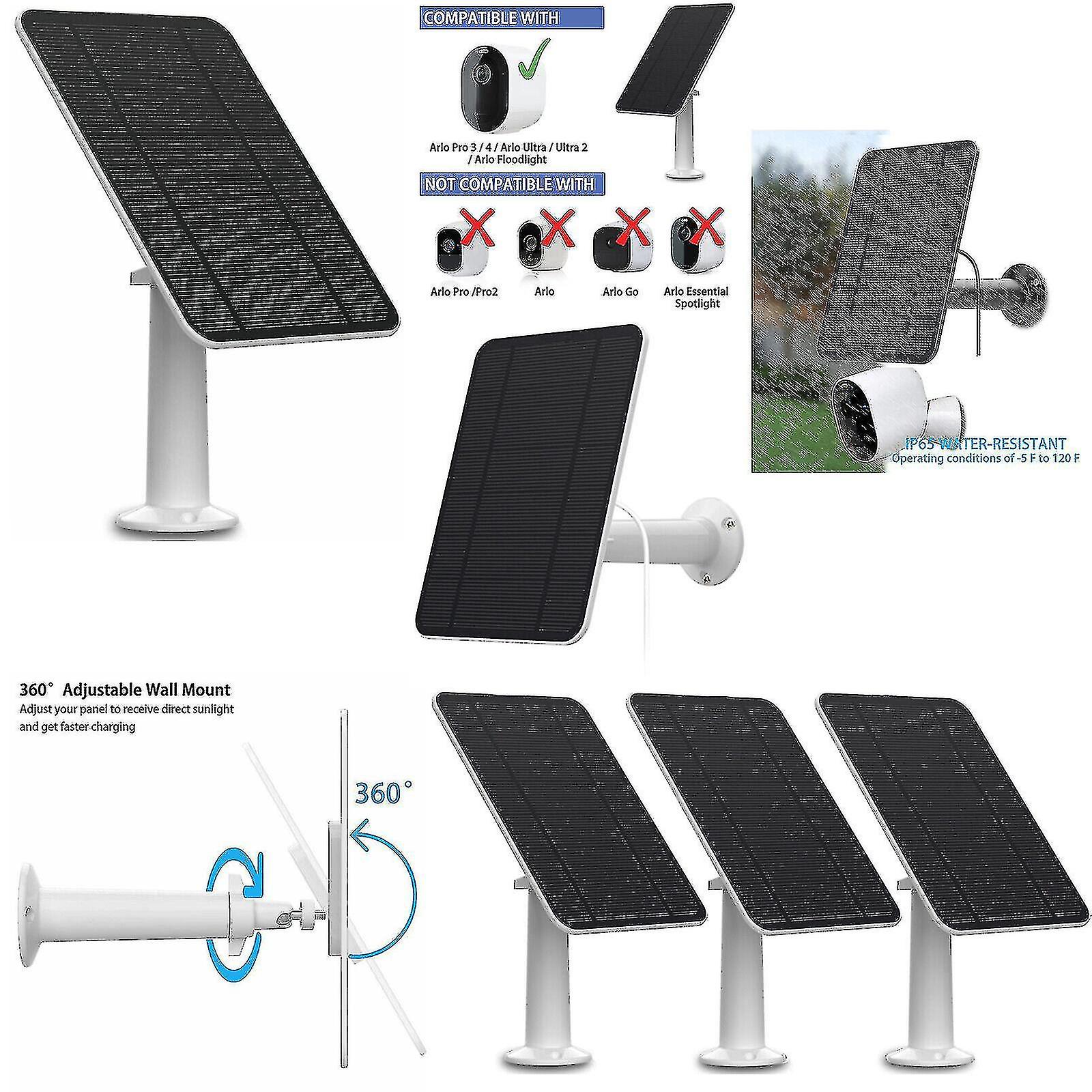 Solar Panels Solar Panel Charger Compatible With Arlo Ultra/Ultra