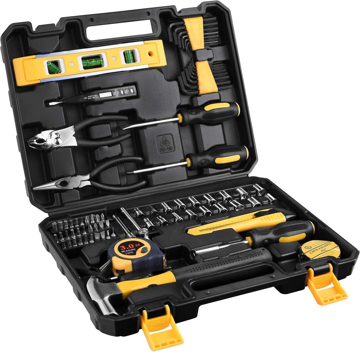 78pcs Home Repair Tool Case with Toolbox Storage Case (ET016)