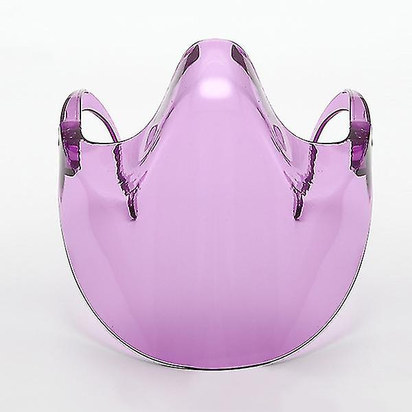 Transparent Face Mask With Nose Pads Folding Reusable Clear Mouth Nose Shield Large Protective Face
