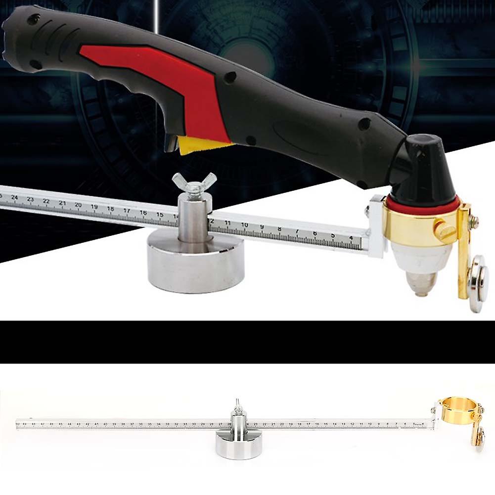 Adjustable Cutting Torch Circle Compass Cutting Roller Magnetic Guide Wheel for P80