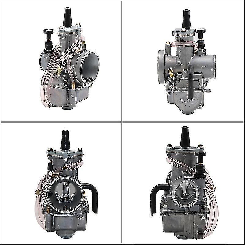 Happy19star PWK 34mm Carburetor With Power Jet – Fits ATV, Quad, Go Kart, Dirt Pit Bike – Tuneable Performance